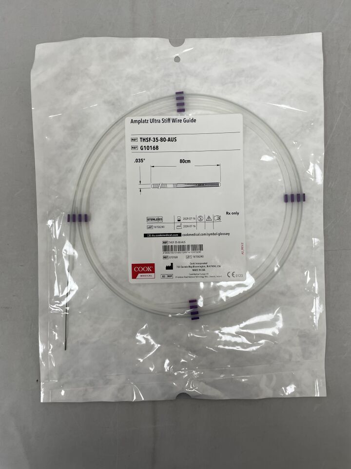 G10168 - COOK - Amplatz 超硬導絲器 80 厘米 x 0.035 英寸，（EA）-（有效期：2029-07-16）