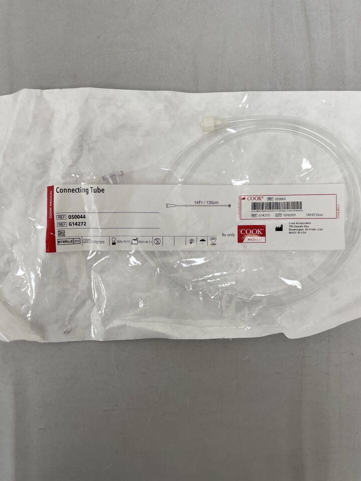 G14272 - COOK - 連接管，標準 14F x 135cm，（EA）-（有效期限至：2026-10-11）