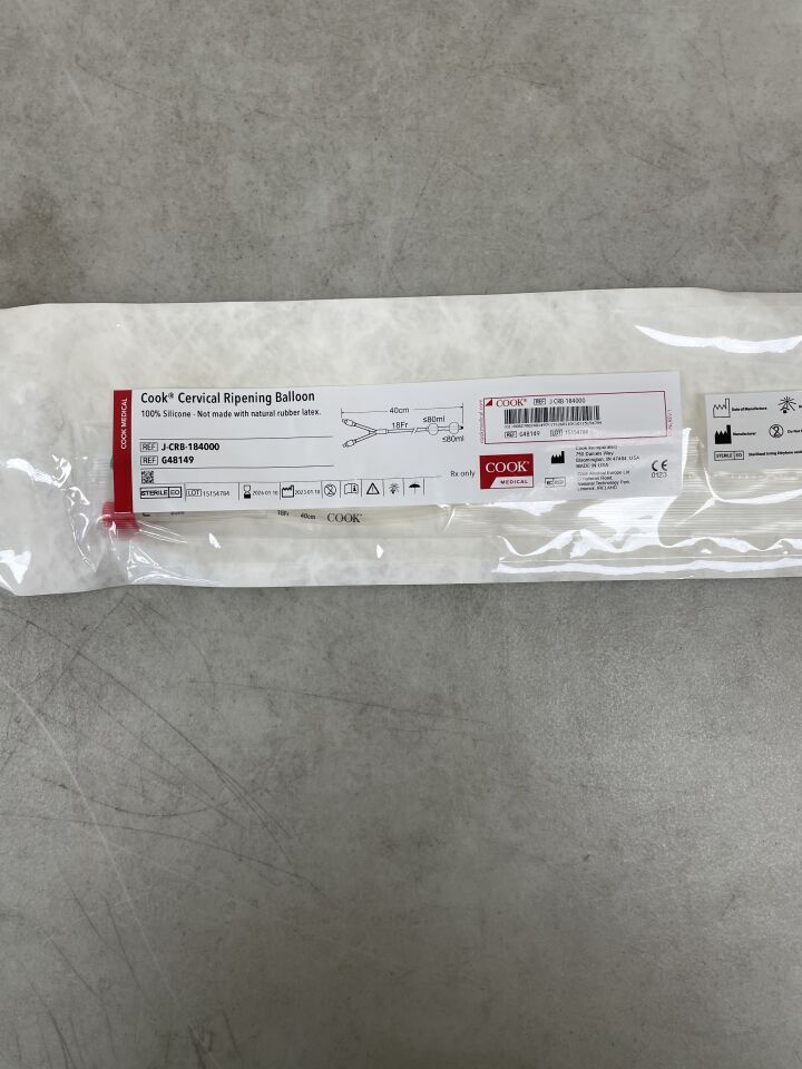G48149 - COOK - 子宮頸成熟氣球 18F x 40cm，（個）-（有效期至：2026-01-10）