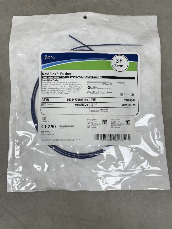 3502 - BOSTON SCIENTIFIC - NaviFlex Pancreatic Stent Pusher 3Fr, (EA) - ( Expiry Date: 2025-09-25 )