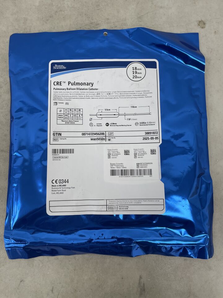 5032 - BOSTON SCIENTIFIC - CRE Pulmonary Balloon Dilatation Catheter - 18mm x 19mm x 20mm, (EA) - ( Expiry Date: 2025-09-05 )
