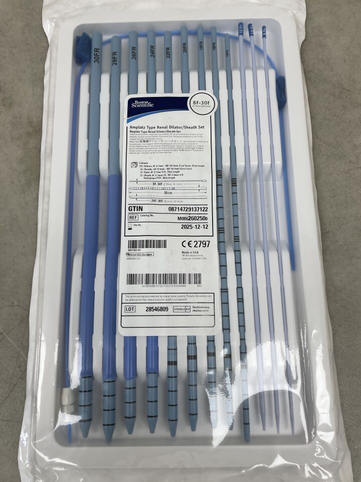 260250 - BOSTON SCIENTIFIC - Amplatz Type Renal Dilator/Sheath Set - 8Fr-30Fr, (EA) - ( Expiry Date: 2025-12-12 )