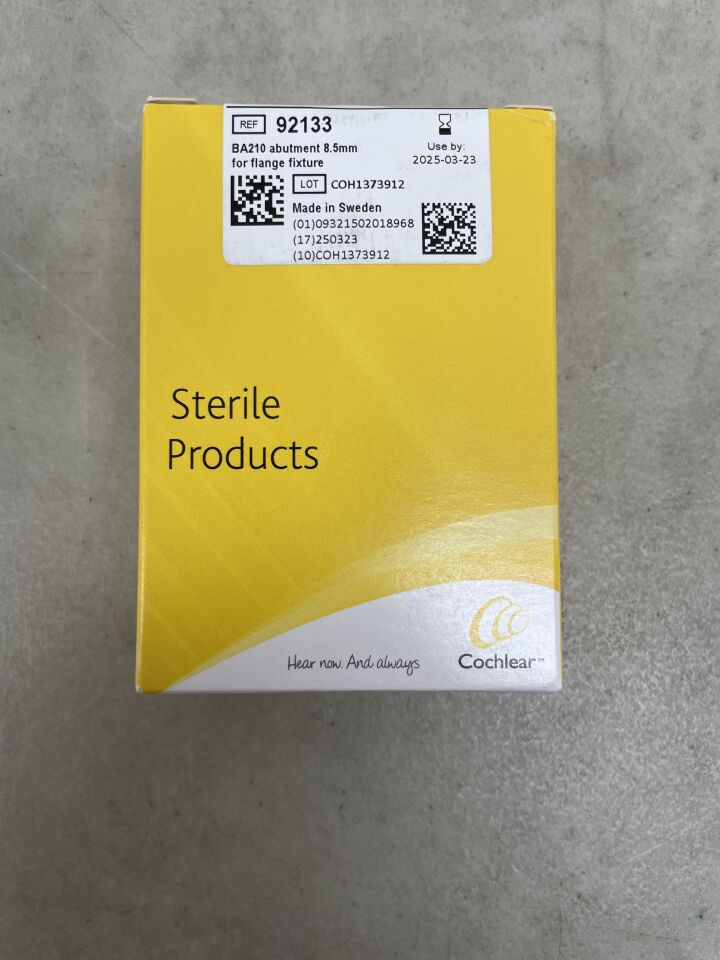 92133 - COCHLEAR - BA210 Abutment, 8.5mm For Flange Fixture, (BX/1) - ( Expiry Date: 2025-03-23 )
