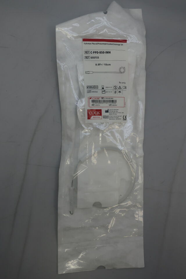 G55723 - COOK - Fuhrman 胸膜/氣胸心包引流套裝 8.5F x 15cm，（EA）-（有效期至：2026-02-20）