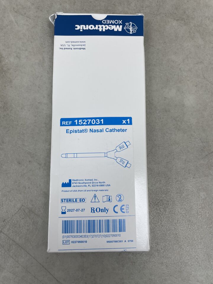1527031  -  MEDTRONIC  -  ENT Epistat Nasal Catheter , ( BX/1 )  -  ( Expiry Date : 2027-07-27 )