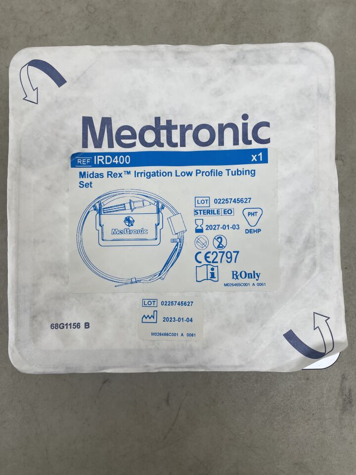 IRD400  -  MEDTRONIC  -  Midas Rex Low-Profile Irrigation Tubing For Midas Rex Legend System , ( EA )  -  ( Expiry Date : 2027-01-03 )