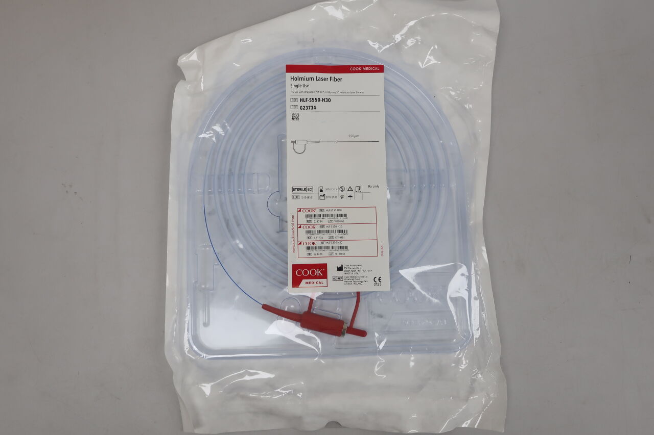 G23734 - COOK - Holmium Laser Fiber with Rhapsody H-30 or Odyssey 30 Holmium Laser System 550µm, (EA) - ( Expiry Date: 2025-09-02 )
