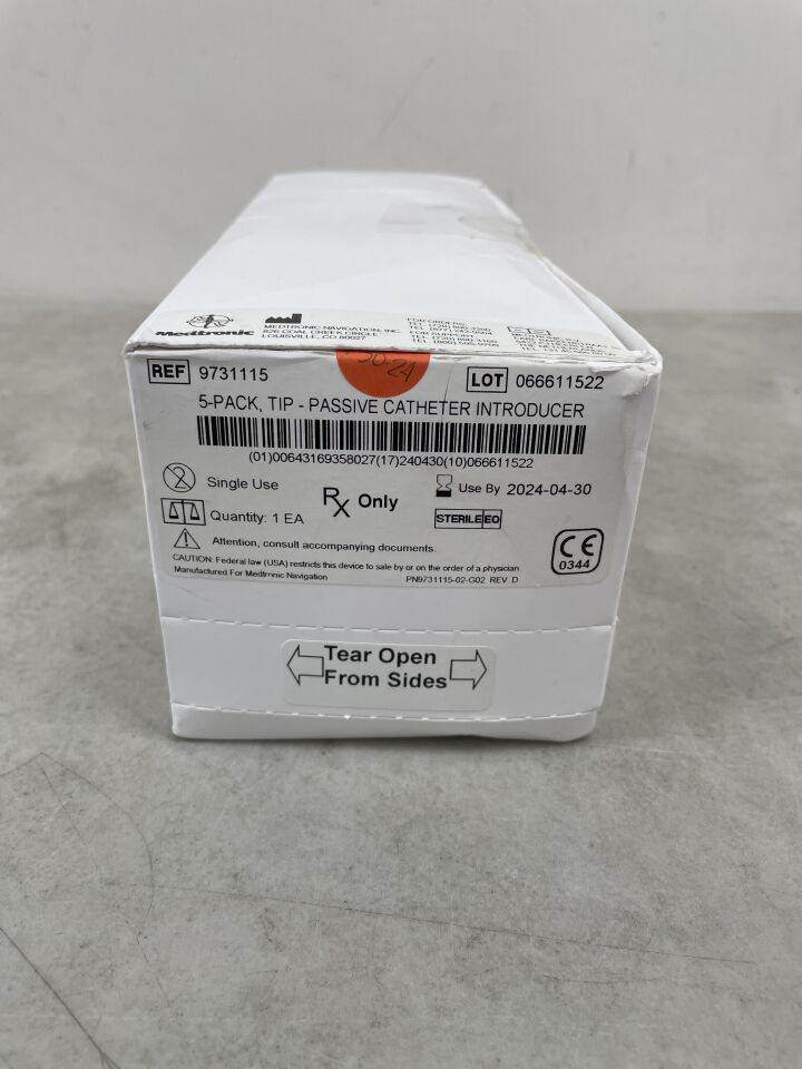 9731115 - MEDTRONIC - Tip - Passive Catheter Introducer, (BX/5) - ( Expiry Date: 2024-04-30 )