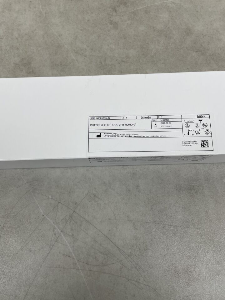 86889305US - RICHARD WOLF - Cutting Electrode, 9F, Monopolar, 0 Degree, (BX/5) - ( Expiry Date: 2025-10-10 )