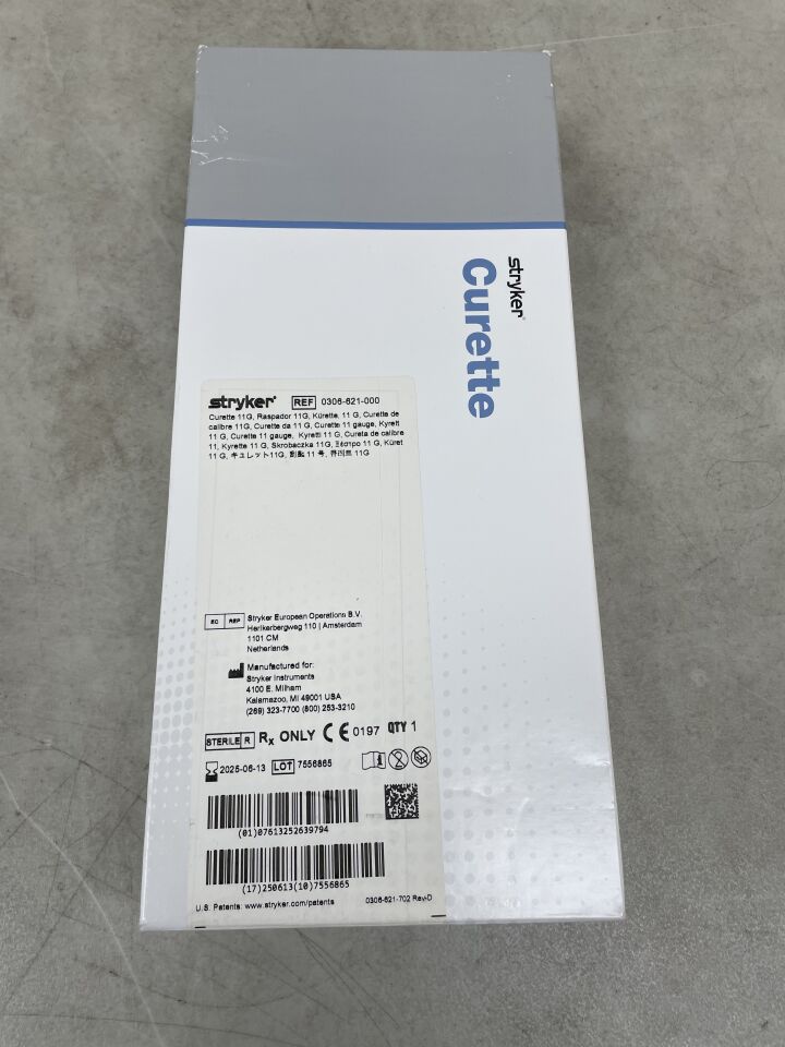 0306-621-000 - STRYKER - iVAS Curette 11G, (BX/1) - ( Expiry Date: 2025-06-13 )