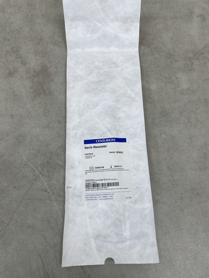 MTB2ST - CENTURION MEDICAL - 壓力計，（EA）-（有效期限至：2030-01-31）
