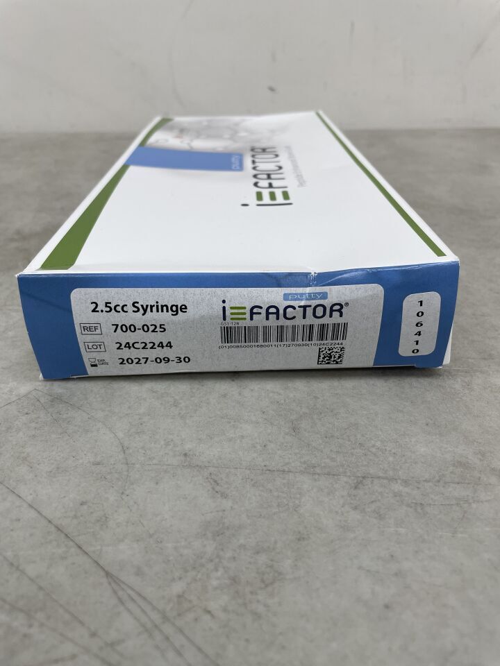 700-025 - CERAPEDICS - Masilla para injerto óseo enriquecida con péptidos I-Factor, 2,5 cc (caja/1) - (Fecha de caducidad: 30/09/2027)