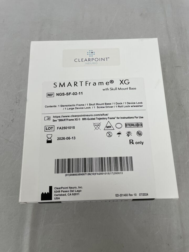 NGS-SF-02-11 - CLEARPOINT - SmartFrame XG con base de montaje en cráneo, ( ) - ( Fecha de vencimiento : )