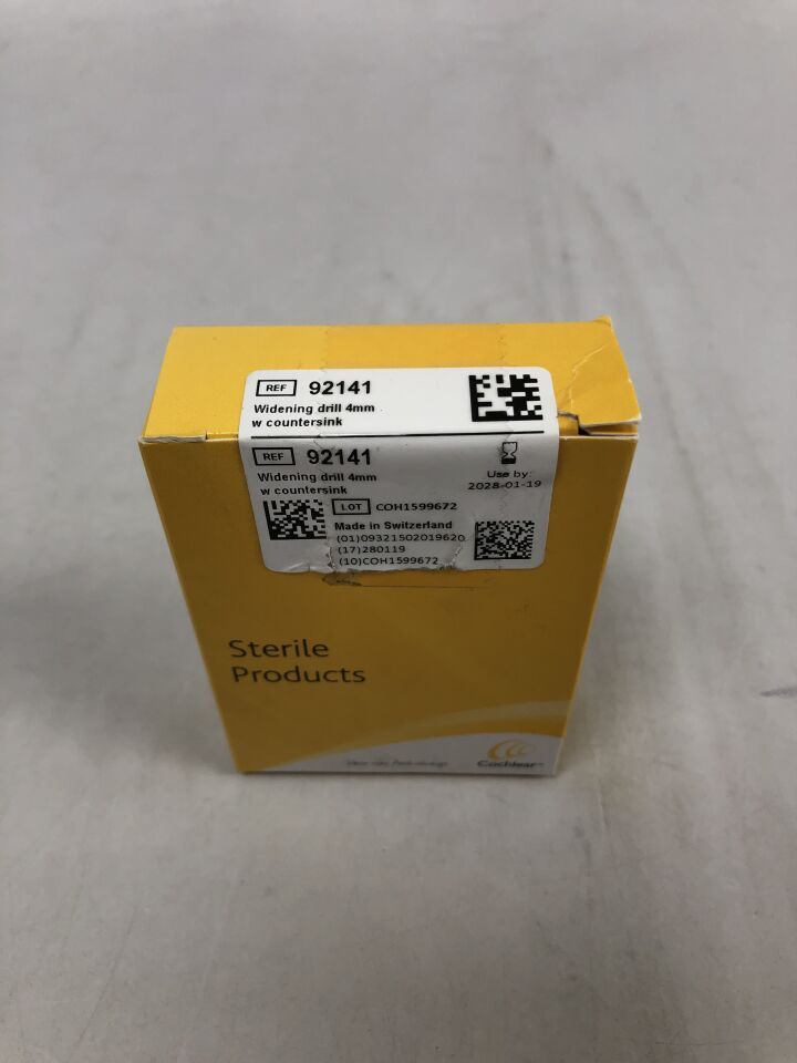 92141 - COCHLEAR - Widening drill, 4 mm with countersink, (BX/1) - ( Expiry Date: 2028-01-19 )