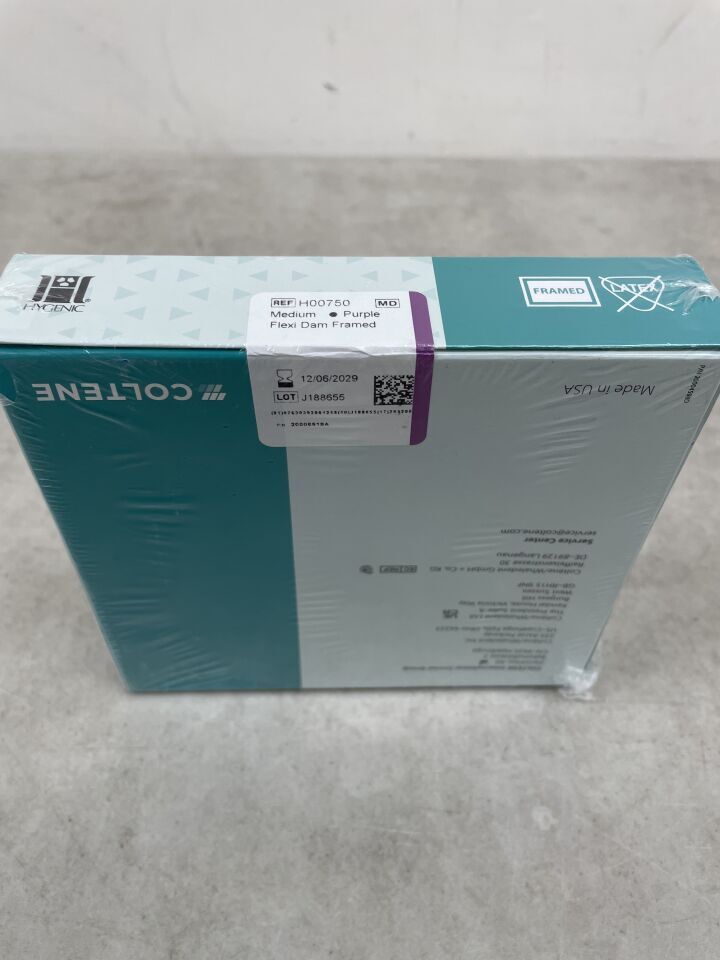 H00750 - COLTENE/WHALEDENT - 衛生型彈性牙套（非乳膠材質，附框架），（20 片裝）-（有效期至：2029 年 12 月 6 日）