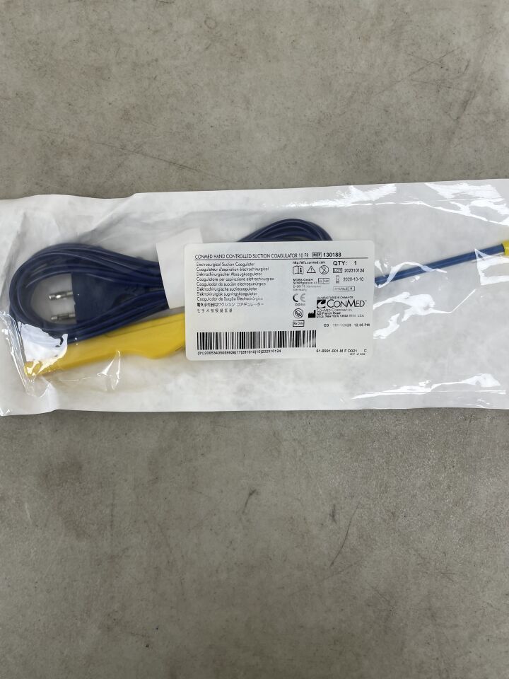 130188  -  CONMED  -  Suction Coagulator, 10Fr , ( EA )  -  ( Expiry Date : 2028-10-10 )