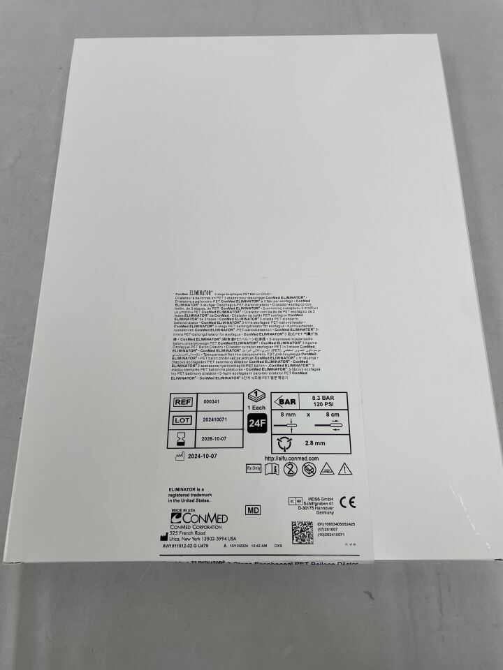 341 - CONMED - Eliminator Balloon Dilators 8mm x 8cm, (BX/1) - ( Expiry Date: 2026-10-07 )