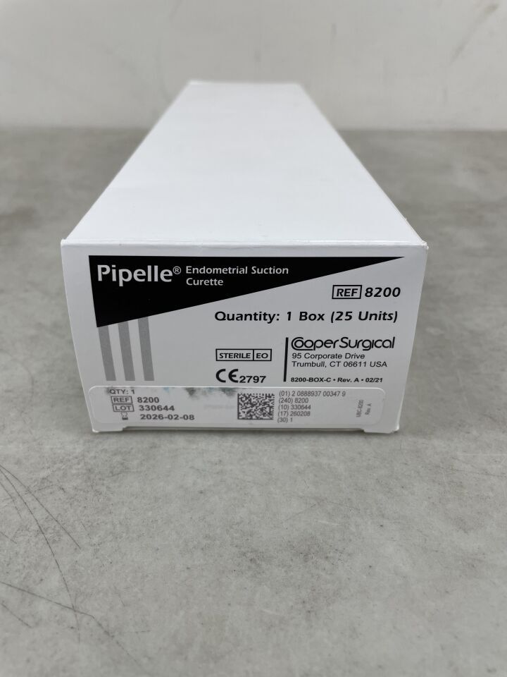 8200 - COOPER SURGICAL - Pipelle Endometrial Suction Curette, (BX/25) - ( Expiry Date: 2026-02-08 )