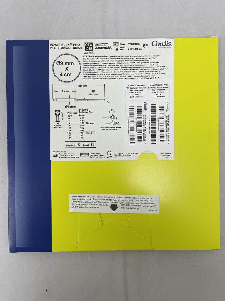 4400904S - CORDIS - Ureteral Stent 4.6Fx30CM, (BX/1) - ( Expiry Date: 2026-04-30 )