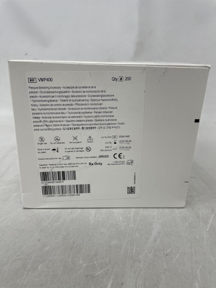 VMP400 - 愛德華生命科學 - VAMP Plus 無針套管，（200支/盒）-（有效期至：2026年6月4日）
