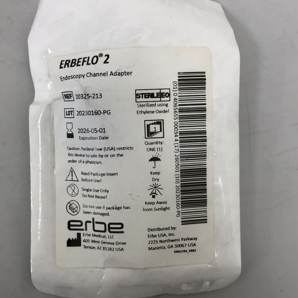 20325-213 - ERBE - ErbeFlo 2 內視鏡通道轉接器，（EA）-（有效期限至：2026-05-01）