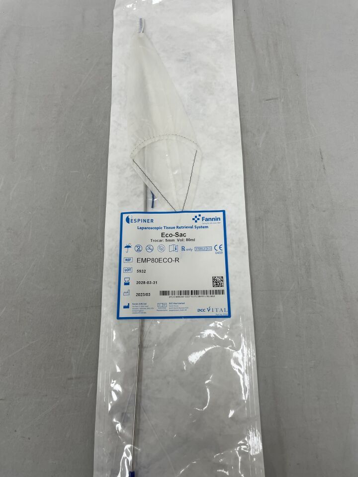EMP80ECO-R - ESPINER MEDICAL - Fannin Eco-Sac Espiner 組織回收系統，5mm，80ml，（EA）-（有效期限：2028-03-31）