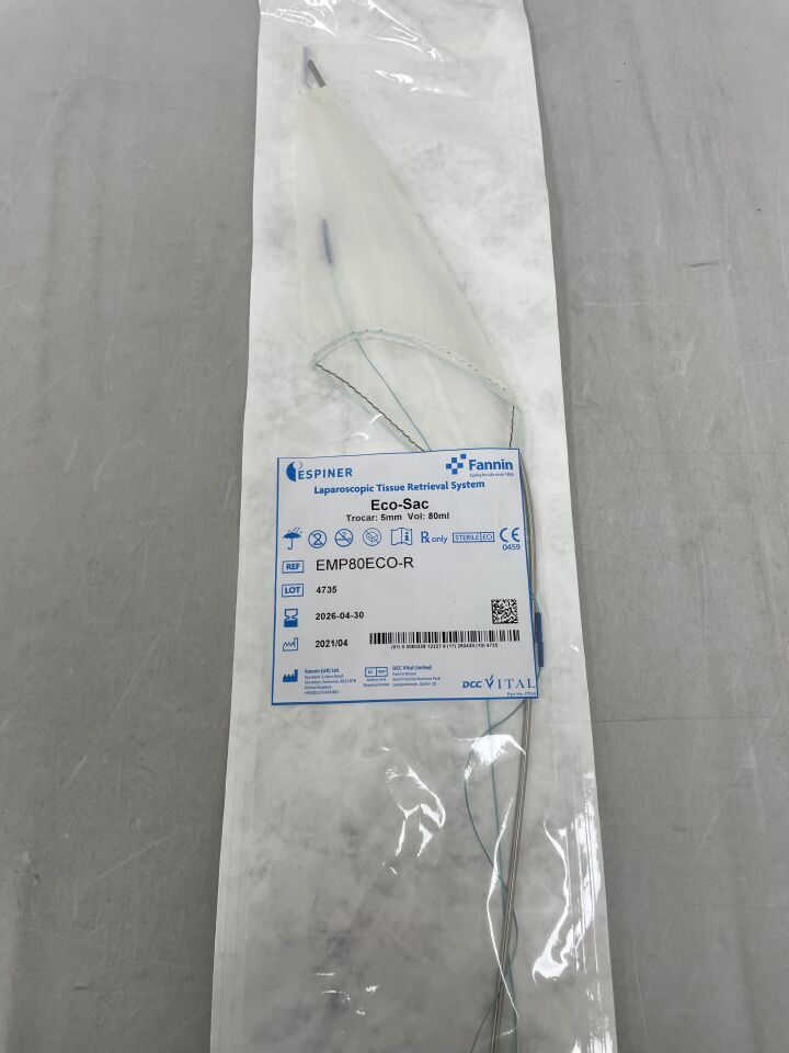 EMP80ECO-R - ESPINER MEDICAL - Sistema de recuperación de tejido Fannin Eco-Sac Espiner, 5 mm, 80 ml, (unidad) - (Fecha de caducidad: 30/04/2026)