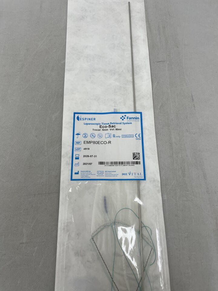 EMP80ECO-R - ESPINER MEDICAL - Sistema de recuperación de tejido Fannin Eco-Sac Espiner, 5 mm, 80 ml, (unidad) - (Fecha de caducidad: 31/07/2026)