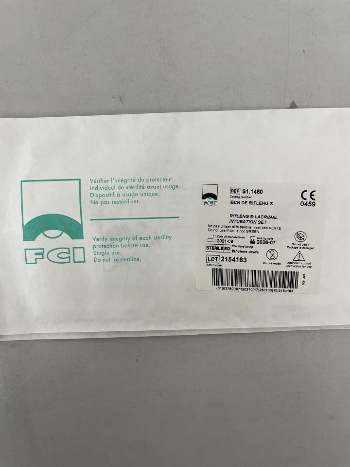 S1.1450 - FCI - RITLENG 淚道插管套件，（EA）-（有效期限：2026-07-31）