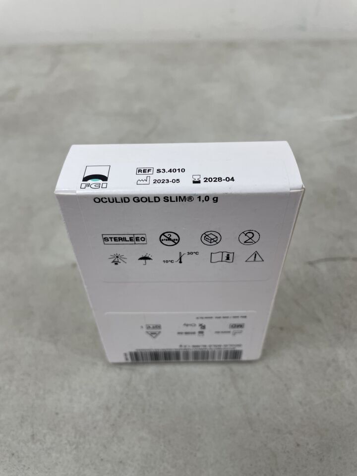 S3.4010 - FCI - OCULID Gold Slim 植體，1.0克，14.5毫米，（BX/1）-（有效期限：2028-04-30）