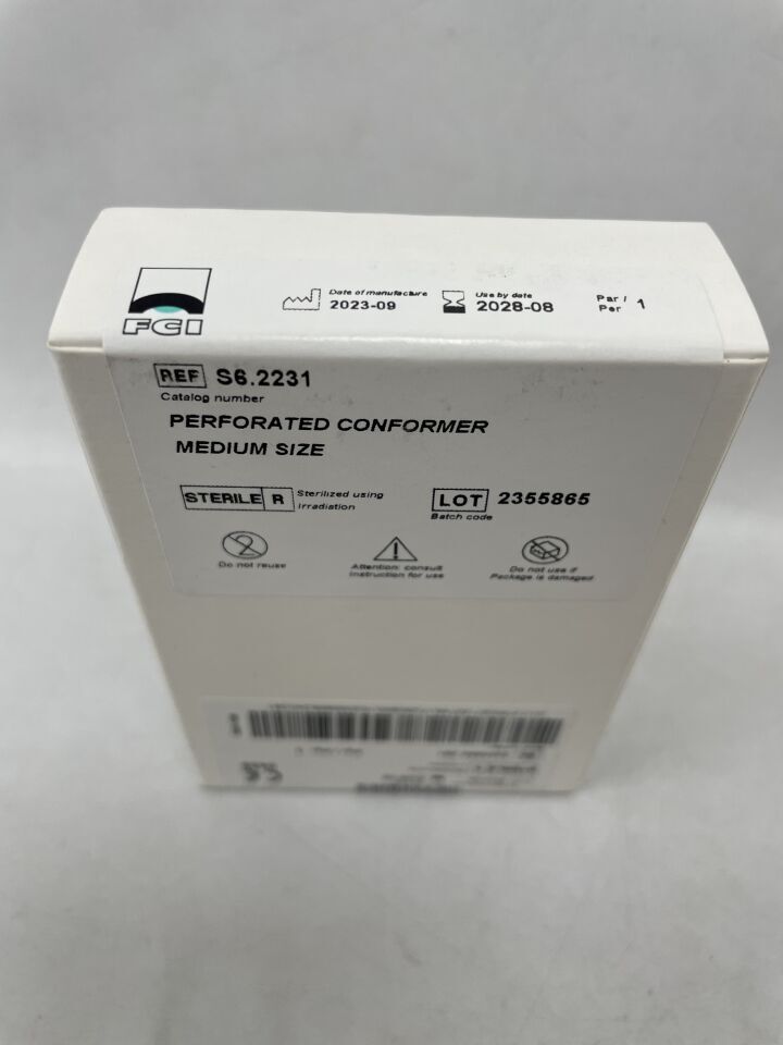 S6.2231 - FCI - conformador perforado, mediano 23 mm, (BX/1) - (Fecha de caducidad: 31/08/2028)