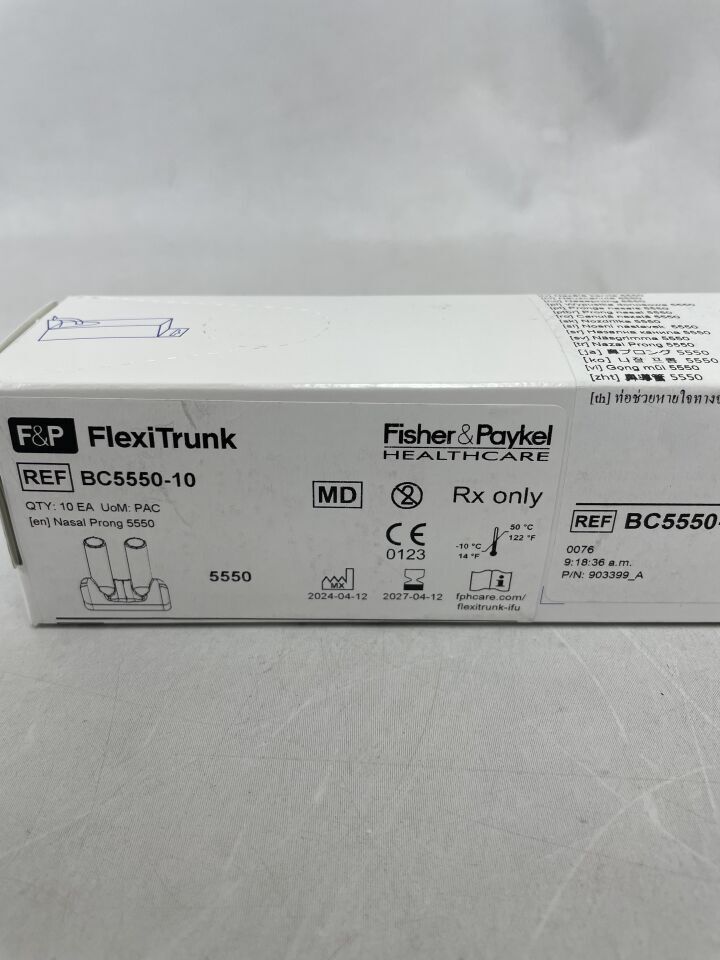 BC5550-10 - FISHER &amp; PAYKEL - 嬰兒鼻塞，5 毫米 - 5.5 毫米，（盒/10）-（有效期至：2027-04-12）