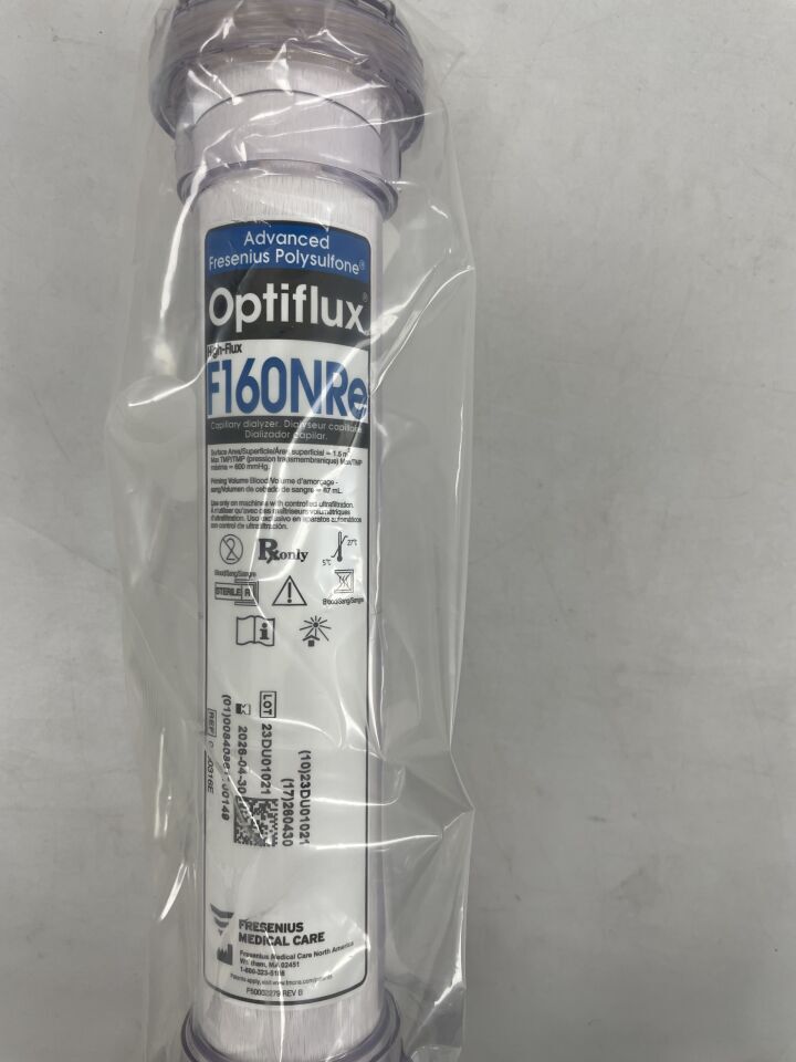 F160NRe - 費森尤斯 - Optiflux 高級費森尤斯聚砜 / 1.5 平方米 / 87 毫升，（EA）-（有效期限：2026-04-30）