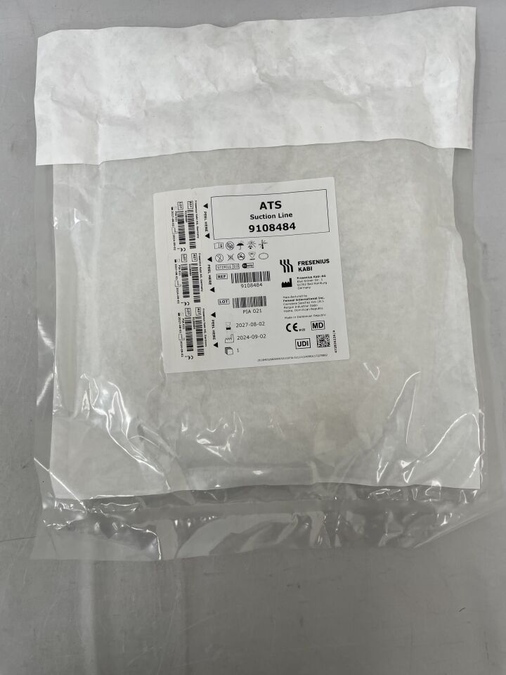 9108484 - FRESENIUS KABI - Juego de tubos de aspiración y anticoagulante para línea de succión CATS ATS, ( ) - ( Fecha de caducidad : 02/08/2027 )