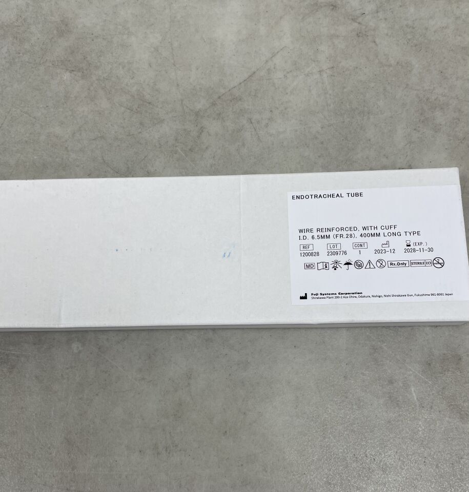 1200828 - FUJI SYSTEMS - WRETT Wire Reinforced Endotracheal Tube 28F, 6.5mm, (BX/1) - ( Expiry Date: 2028-11-30 )