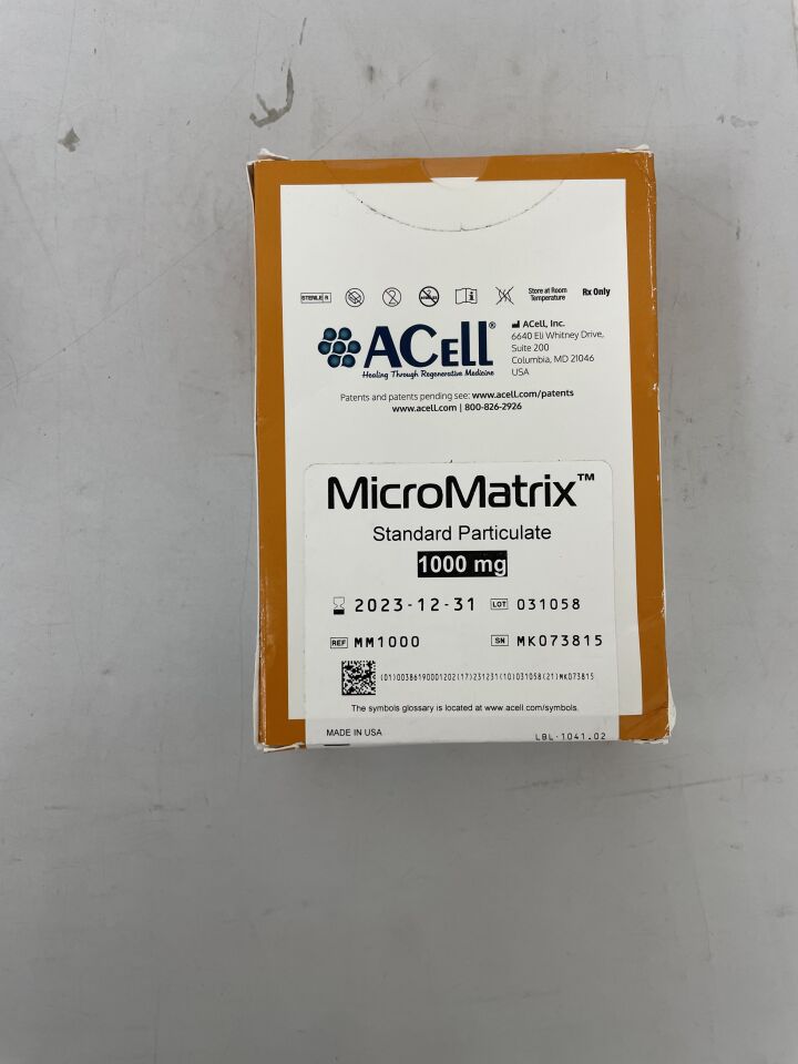 MM1000 - ACELL - MicroMatrix, 1000 mg, (BX/1) - ( Expiry Date: 2024-11-30 )