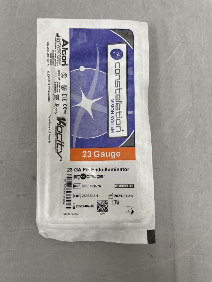 8065751576 - ALCON - Constellation Vision System, Pik Endoilluminator, 23G, (EA) - ( Expiry Date: 2025-01-31 )