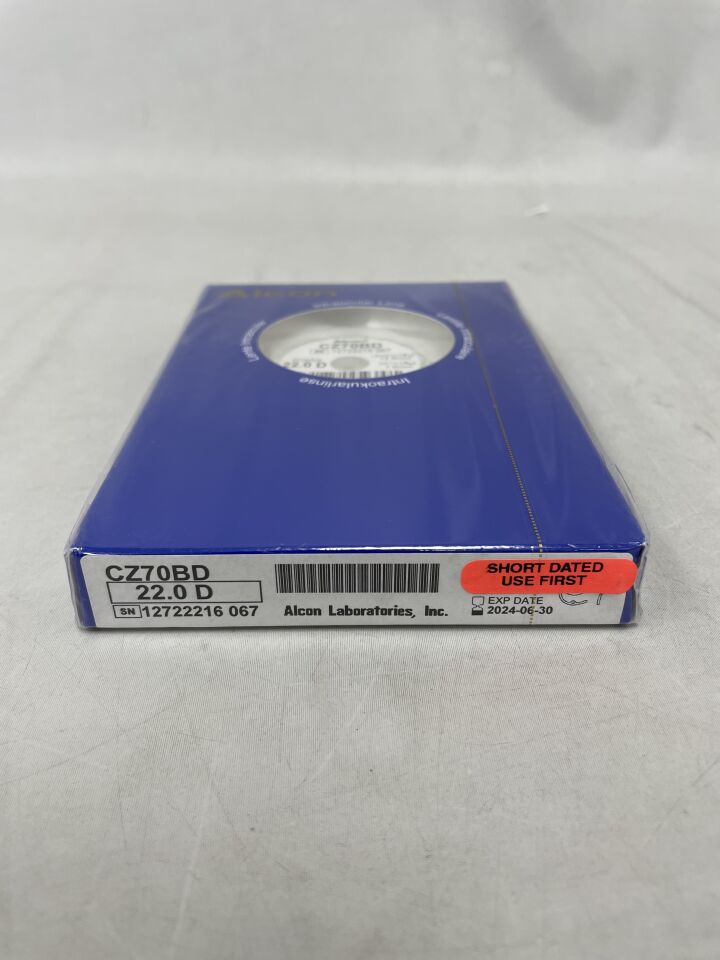 CZ70BD.220 - ALCON - Intraocular Lens, 22.0D, (BX/1) - ( Expiry Date: 2025-08-30 )