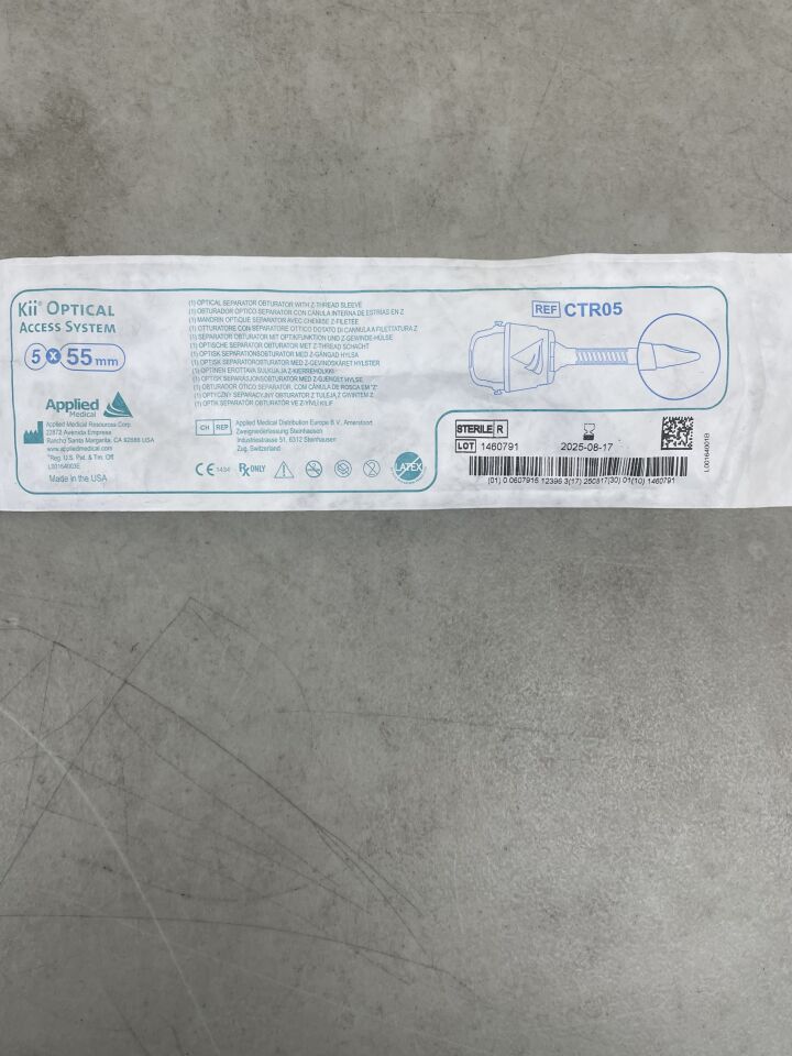 CTR05 - APPLIED MEDICAL RESOURCES - Laparoscopic Trocar Sleeve/Single Use, (EA) - ( Expiry Date: 2025-08-17 )