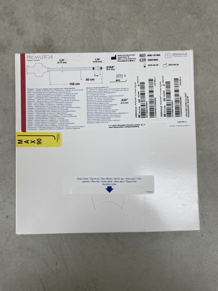 606-151MX - CERENOVUS - infusion catheter - 606-151mx, (BX/1) - ( Expiry Date: 2025-04-30 )