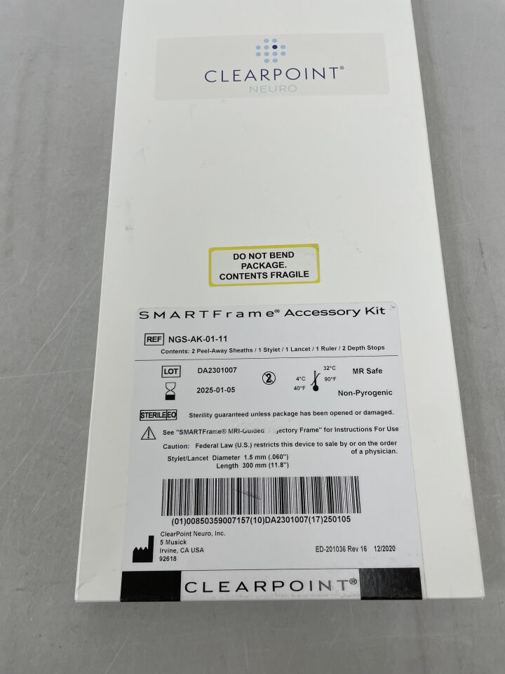 NGS-AK-01-11 - CLEARPOINT - SMARTFrame Accessory Kit, 7F, (BX/1) - ( Expiry Date: 2025-07-18 )