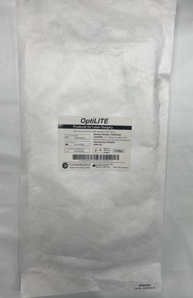 SMH1020F - CONVERGENT LASER TECHNOLOGIES - Odyssey OptiLITE 200 Micron Fiber Assembly with Flat Tip, (EA) - ( Expiry Date: 2025-09-01 )