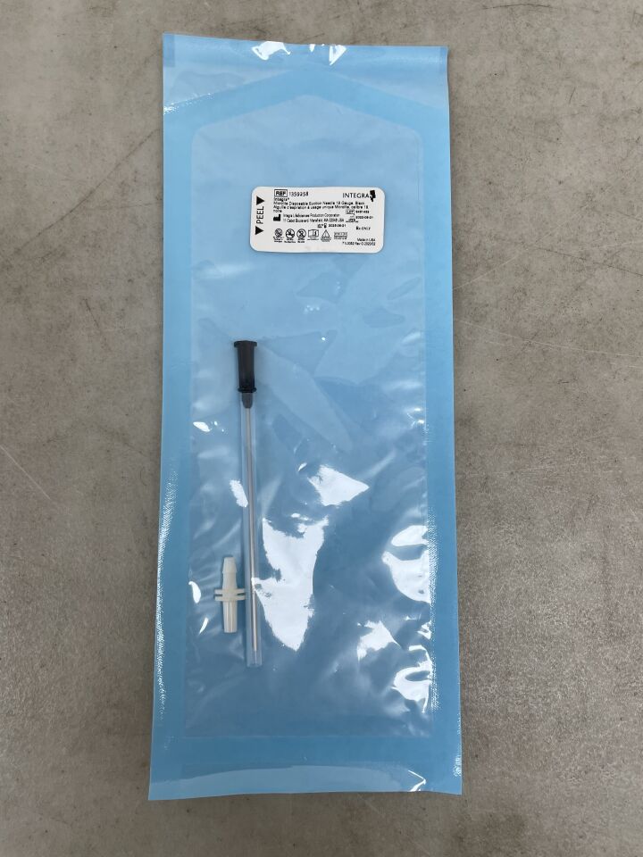 1359258 - INTEGRA - MicroLite Disposable Suction Needle 18G, Black, (EA) - ( Expiry Date: 2025-06-21 )