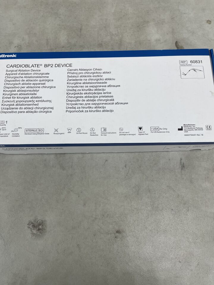 60831 - MEDTRONIC - CardioBlate BP2 Surgical Ablation Device, (BX/1) - ( Expiry Date: 2024-11-30 )