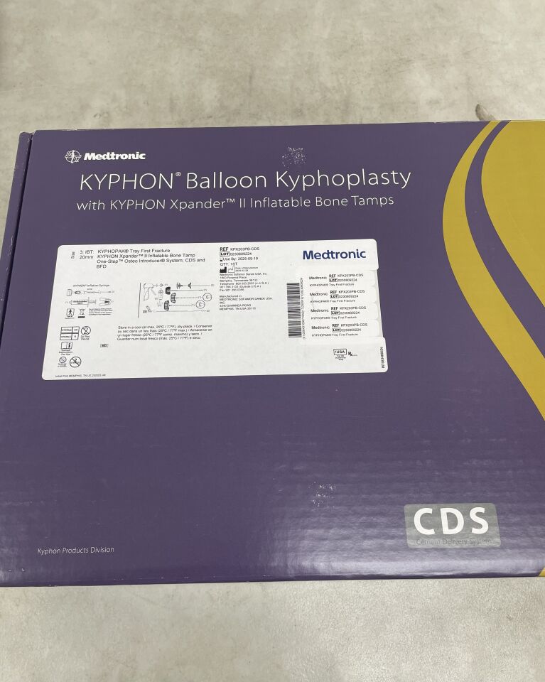 KPX203PB-CDS - MEDTRONIC - Kyphon Xpander II 20/3 IBT, One-Step Osteo Introducer, Cement Delivery w/Two Syringes kits, (BX/1) - ( Expiry Date: 2025-09-19 )