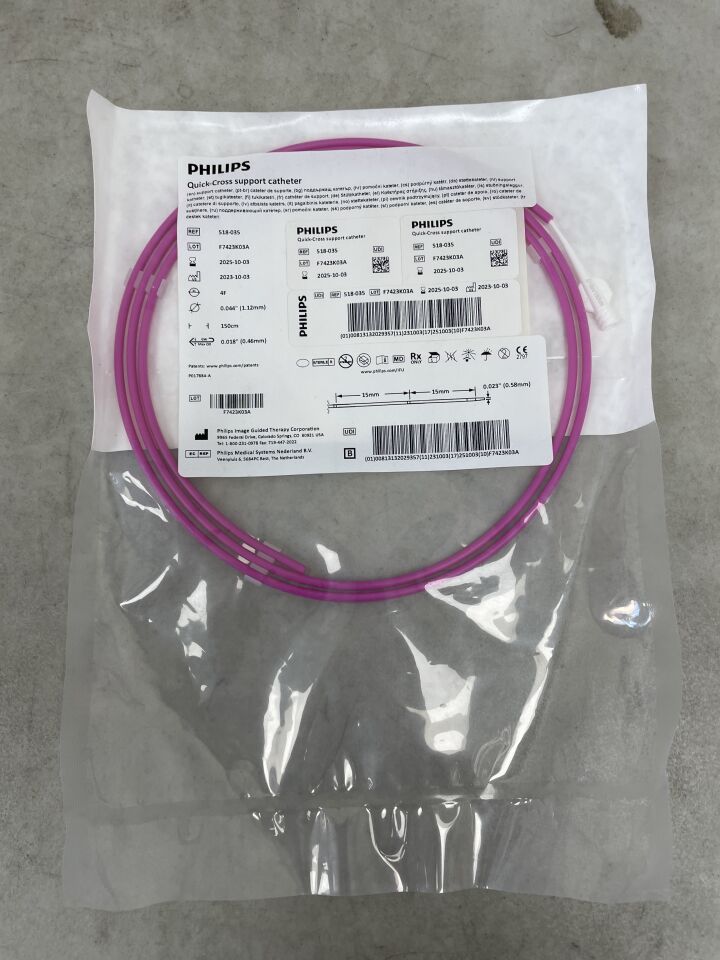 518-035 - PHILIPS - Quick-Cross Support Catheter, 0.018 in. Guidewire Compatibility, (EA) - ( Expiry Date: 2025-10-03 )