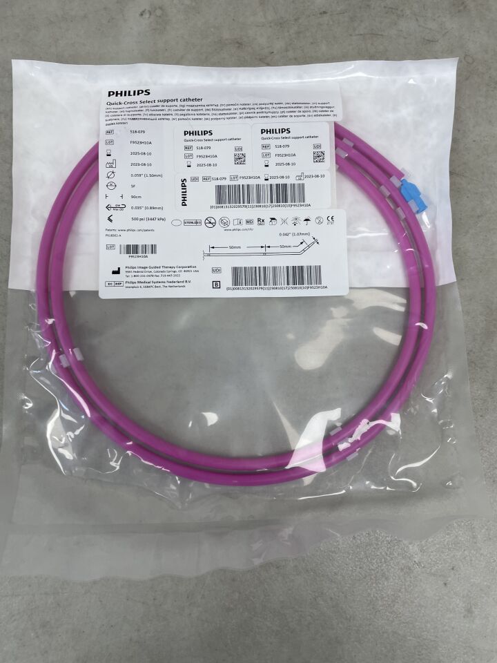 518-079 - PHILIPS - Quick-Cross Select Support Catheter - Angled - .035" x 90cm, (EA) - ( Expiry Date: 2025-08-10 )