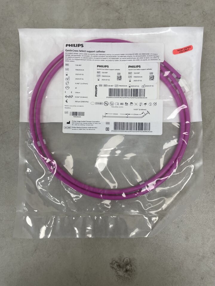518-087 - PHILIPS - Quick-CrossSelect Support Catheter 0.014", 1.9F X 150CM, (EA) - ( Expiry Date: 2025-07-31 )