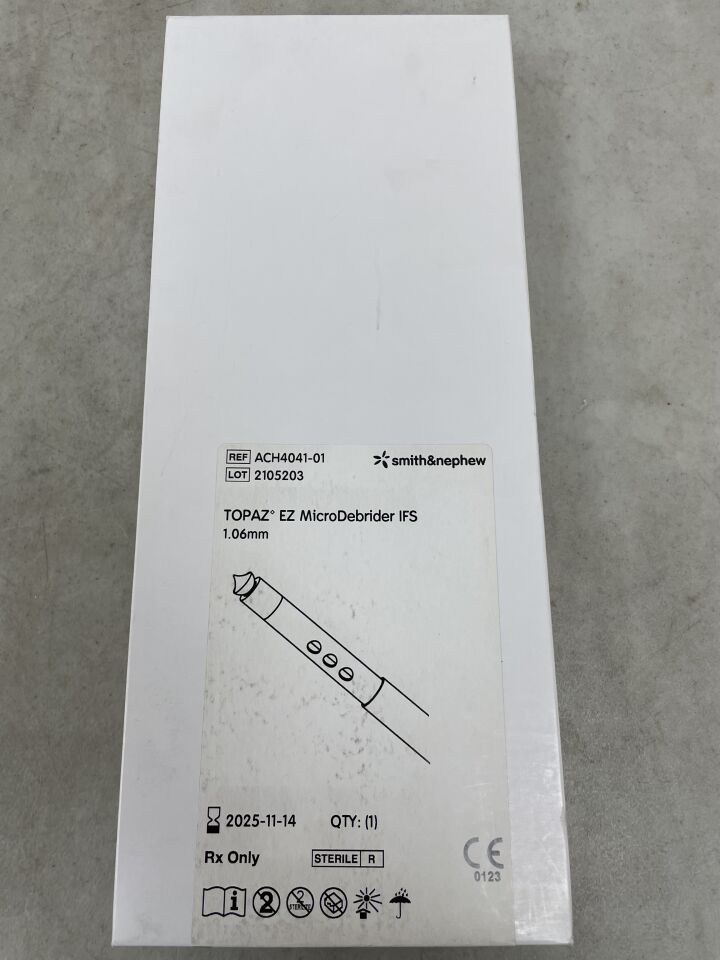 ACH4041-01 - SMITH & NEPHEW - Topaz EZ MicroDebrider Wand with IFS, 1.06 mm Size, (BX/1)