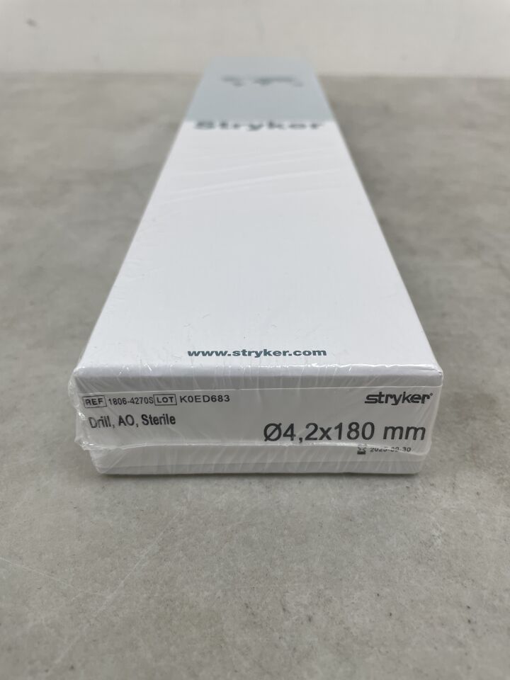 1806-4270S - STRYKER - AO Drill 4.2mm x 180mm (No Box), (BX/1) - ( Expiry Date: 2025-09-30 )